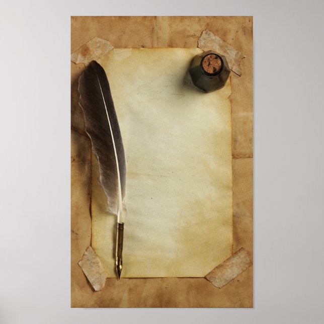 Vintage Desk Poster (Framsidan)