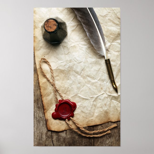 Vintage Desk Poster (Framsidan)