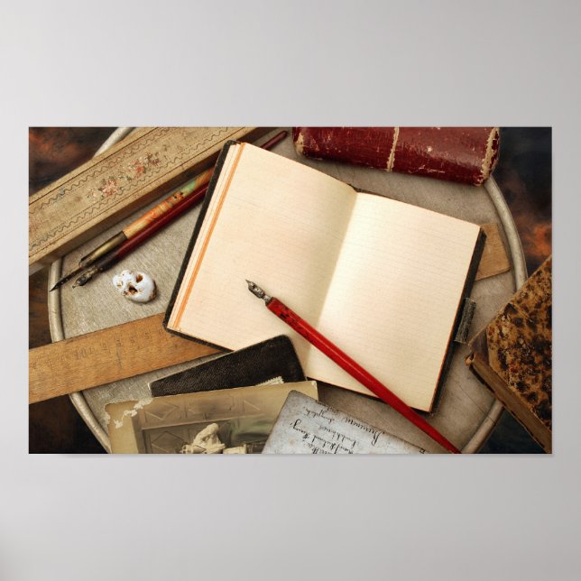 Vintage Desk Poster (Framsidan)