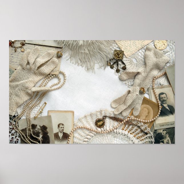 Vintage Desk Poster (Framsidan)