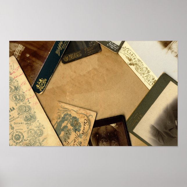 Vintage Desk Poster (Framsidan)