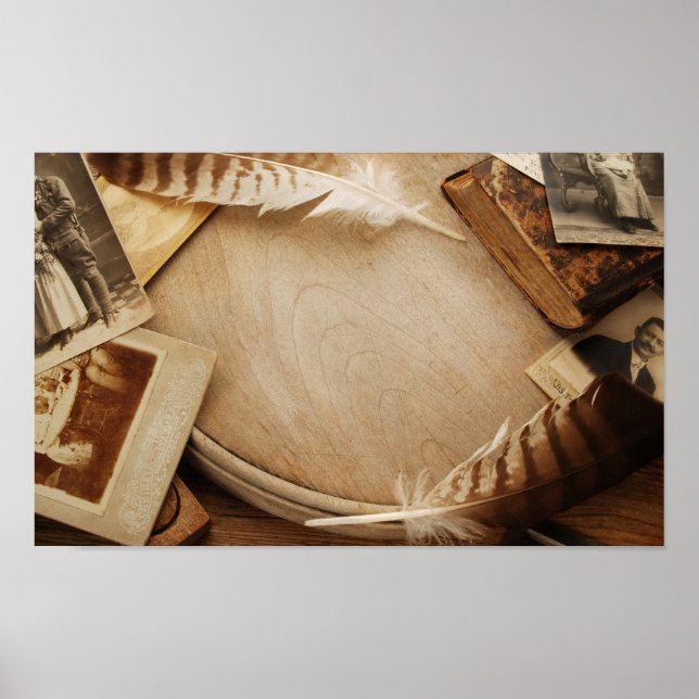Vintage Desk Poster (Framsidan)