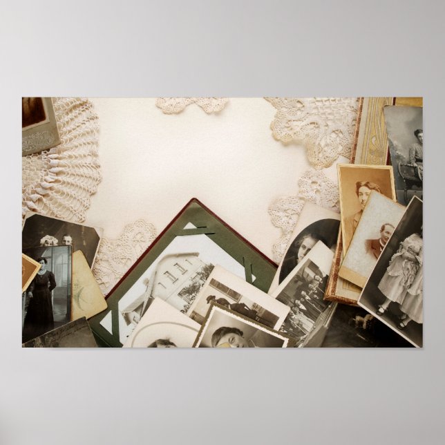 Vintage Desk Poster (Framsidan)