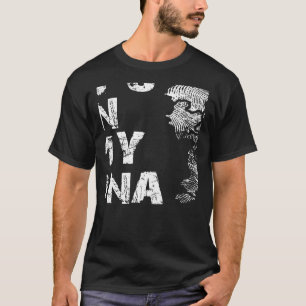 Vintage dess i min DNA Austria Karta fingeravtryck T Shirt