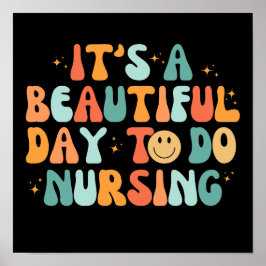 Vintage Det är en vacker dag att vårda Poster