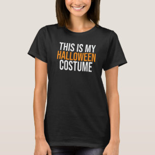 Vintage Det här är min Halloween-kostym Kläder Ret T Shirt