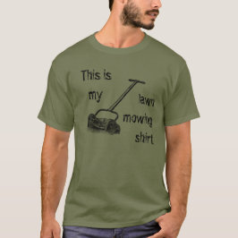 Vintage detta är min gräsmatta som mejar tee shirt