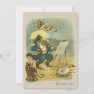 Vintage Diddle Diddle Nursery Rhyme återställd