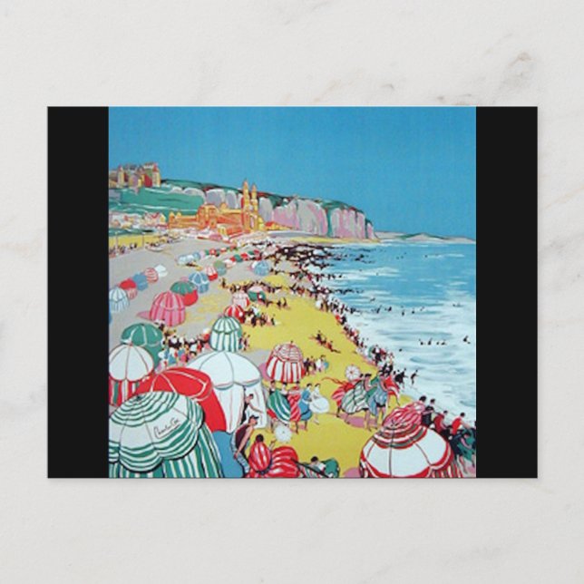 Vintage Dieppe Vykort (Framsida)