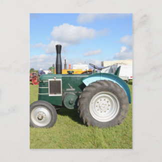 Vintage Diesel Tractor Vykort