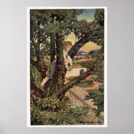 Vintage Dikt, utländland av Jessie Willcox Smith Poster