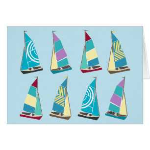 Vintage Dinghies Hälsningskort