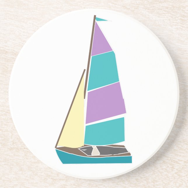 Vintage Dinghy Underlägg (Framsidan)