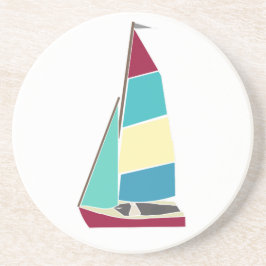 Vintage Dinghy Underlägg Sandsten