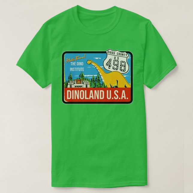 Vintage Dinoland T Shirt (Design framsida)