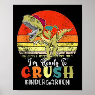 Vintage-dinosaur redo att krossa förskoleklassens poster