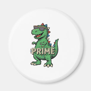 Vintage Dinosaur Solglasögon Prime Tecknad Tröja_1 Magnet