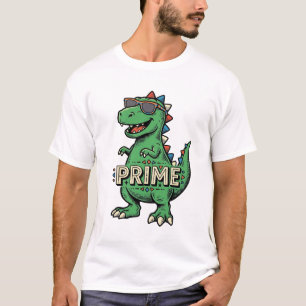 Vintage Dinosaur Solglasögon Prime Tecknad Tröja_1 T Shirt