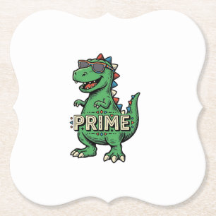 Vintage Dinosaur Solglasögon Prime Tecknad Tröja_1 Underlägg Papper