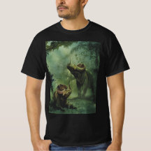 Vintage dinosaurier, Centrosaurus i djungeln