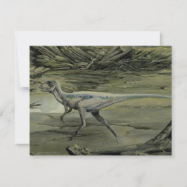 Vintage dinosaurier, en kritperiod Hypsilophodon