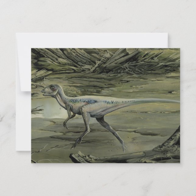 Vintage dinosaurier, en kritperiod Hypsilophodon (Framsida)