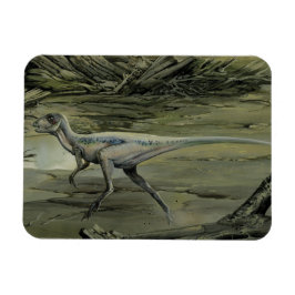 Vintage dinosaurier, en kritperiod Hypsilophodon Magnet