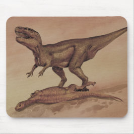 Vintage dinosaurier, köttätande Giganotosaurus Musmatta