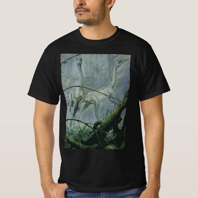 Vintage dinosaurier, Megapnosaurus aka Syntarsus Tee Shirt (Framsida)