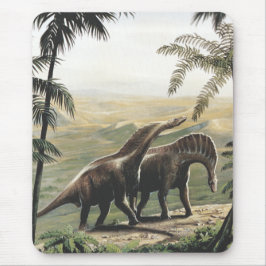 Vintage Dinosaurs, Amargasaurus med Handflatan Trä Musmatta