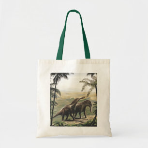 Vintage Dinosaurs, Amargasaurus med Handflatan Trä Tygkasse
