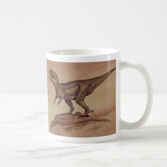 Vintage Dinosaurs, Carnivar Giganotosaurus Kaffemugg (Höger)