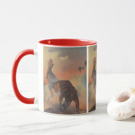 Vintage Dinosaurs, Carnotaurus Roaring i Jungle Mugg