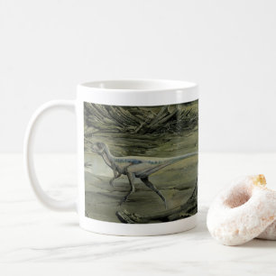 Vintage Dinosaurs, en retakant hypsilofodon Kaffemugg