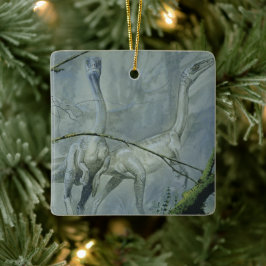 Vintage Dinosaurs, Megapnosaurus aka Syntarsus Julgransprydnad Keramik