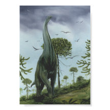 Vintage Dinosaurs, Sauroposeidon med fåglar som fl