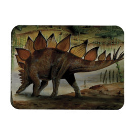 Vintage Dinosaurs, Stegosaurus, Svan med Spiken Magnet