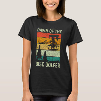 Vintage Disc Golf Player Dawn of The Disc Golfer G T Shirt