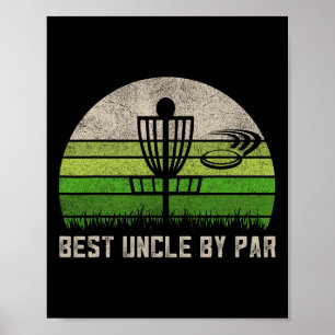 Vintage Disc Golf-tröja, Fars dag Farbror kläder Poster
