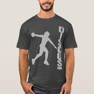 Vintage Discus Throw Älskare Discus Throw Woman Si T Shirt