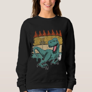 Vintage Disk Golf Player I Dinosaur-platta Golf Ba T Shirt