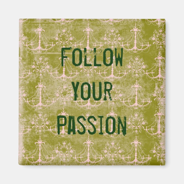 Vintage Disted Quote Magnet (Framsidan)