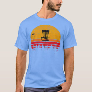 Vintage Disted Retro Frisbee Disk Golf T Shirt