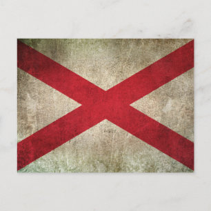 Vintage Distress Flagga Nordirland Vykort