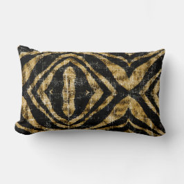 Vintage Distressed Grunge Zebra Djurtryck Lumbarkudde