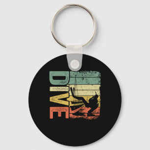 Vintage Dive Dyka Freediving Divers Gift Nyckelring