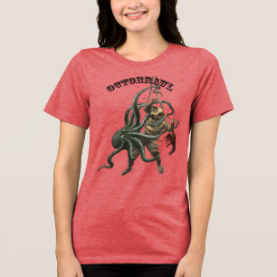Vintage Diver med en bläckfisk och en hummer URM T Shirt