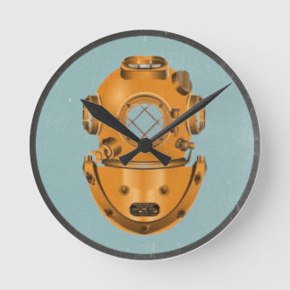 Vintage Diving Bell Rund Klocka