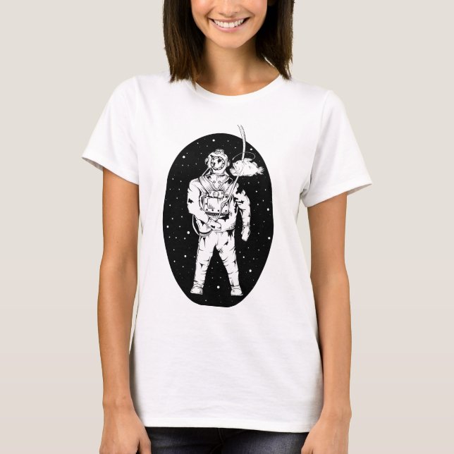 Vintage Diving kostym T Shirt (Framsida)