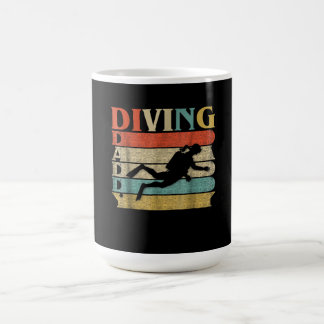 Vintage Diving Sport Competition Martial Art Gift Kaffemugg